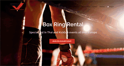 Desktop Screenshot of boksringverhuur.be